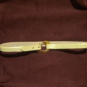 Vintage Carlisle Elegant Yellow Belt